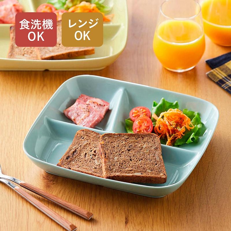 プレート ランチプレート 仕切り皿 平皿 キッチン用品 台所用品 食卓 日本製 美濃焼 深め すくいやすい ワンプレート 食器 皿 ランチ シンプル 日用品 日用雑貨 | ブランド登録なし | 26