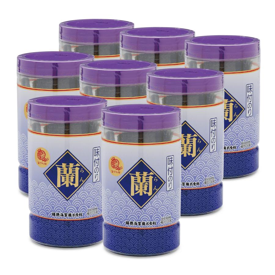 卓上味付のり「蘭」 48枚入×8本 : ベルメゾン Yahoo!ショッピング店