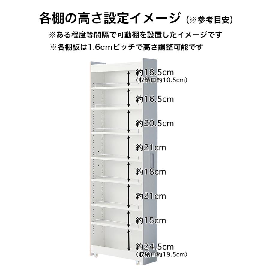 ベルメゾン（BELLE MAISON） 隙間収納 15cm キッチンラック スリム