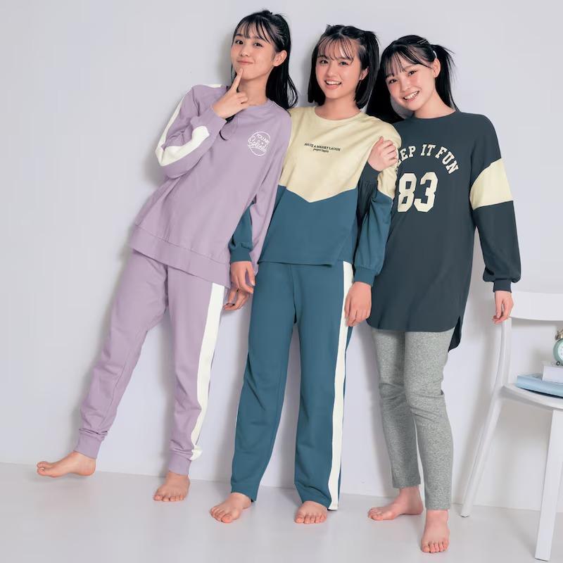ベルメゾン（BELLE MAISON） パジャマ キッズ 長袖 寝巻 ルームウェア
