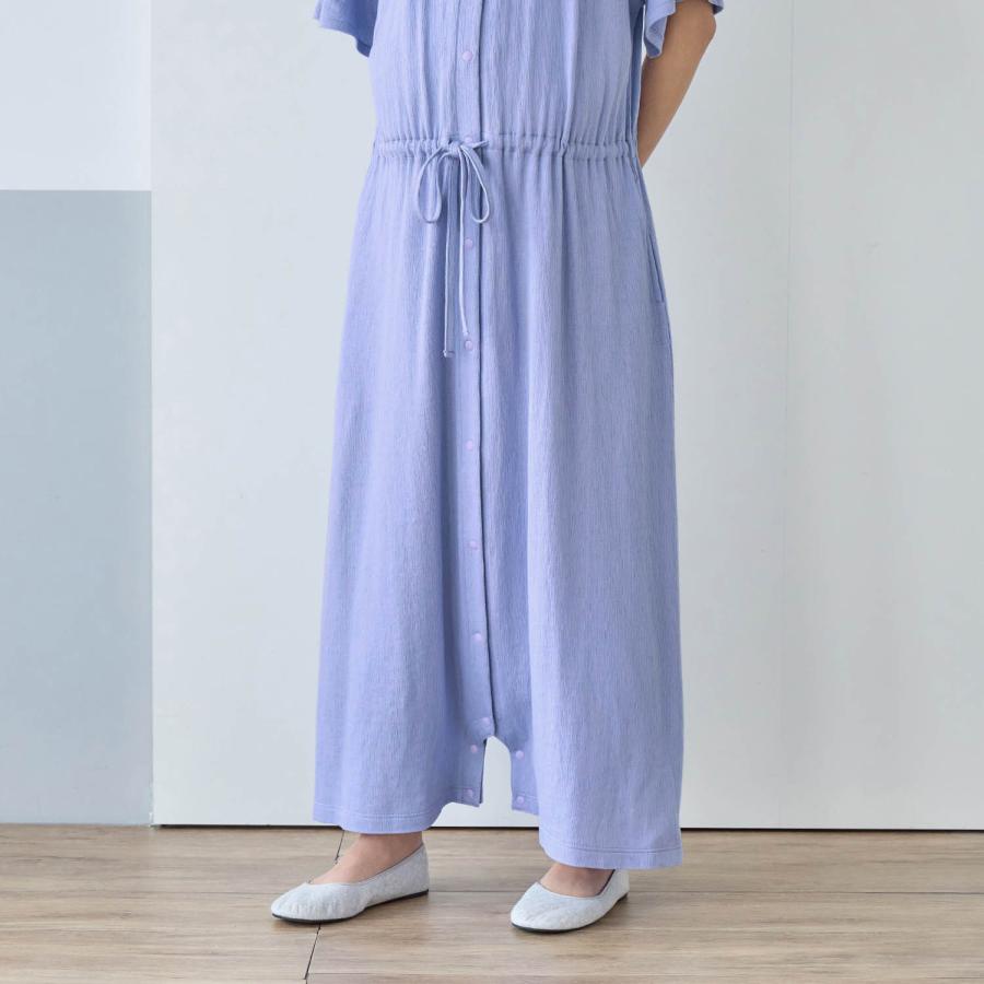 マタニティ パジャマ 半袖 マタニティパジャマ 授乳パジャマ 授乳 ワンピース 前開きパジャマ 2WAY ロンパース 授乳服 ウエストドロスト 入院準備 |  | 06