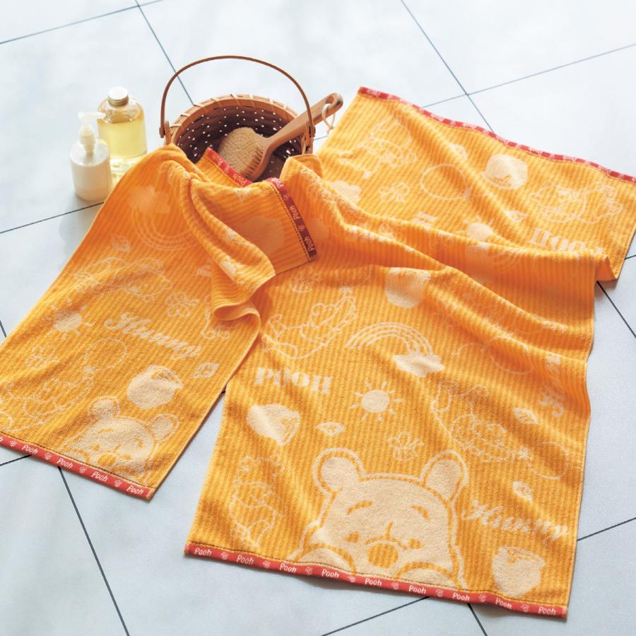 バスタオル タオル ファブリック 洗面 脱衣所 バス用品 同色セット Disney ディズニー キャラクタ かわいい シンプル デイリー 同柄