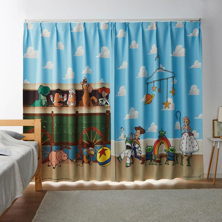 Disney（ディズニー） カーテン 遮光 2級遮光 洗える 遮光カーテン 遮