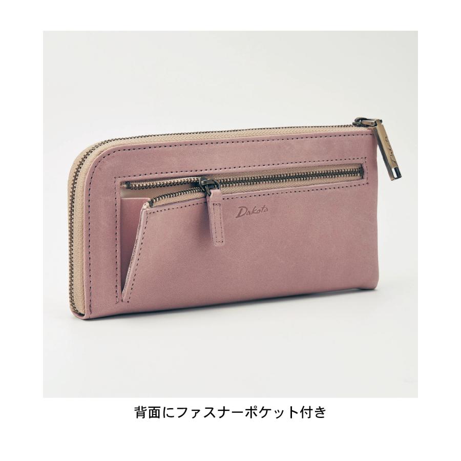 Disney（ディズニー） 財布 長財布 レディース ダコタ 薄型長財布 本革