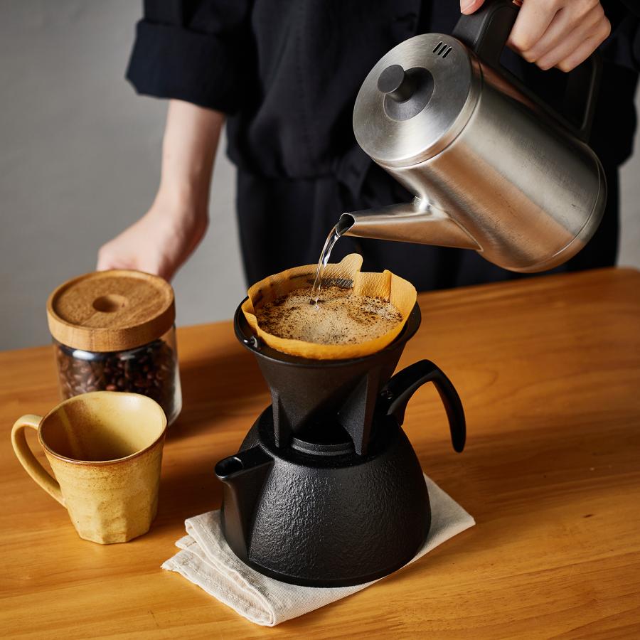 コーヒーポット セット 南部鉄器 おしゃれ 日本製 湯沸かし 茶こし付き