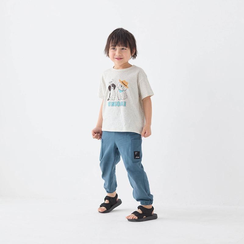 ベルメゾン（BELLE MAISON） パンツ 9分丈 ズボン ボトムス 子供