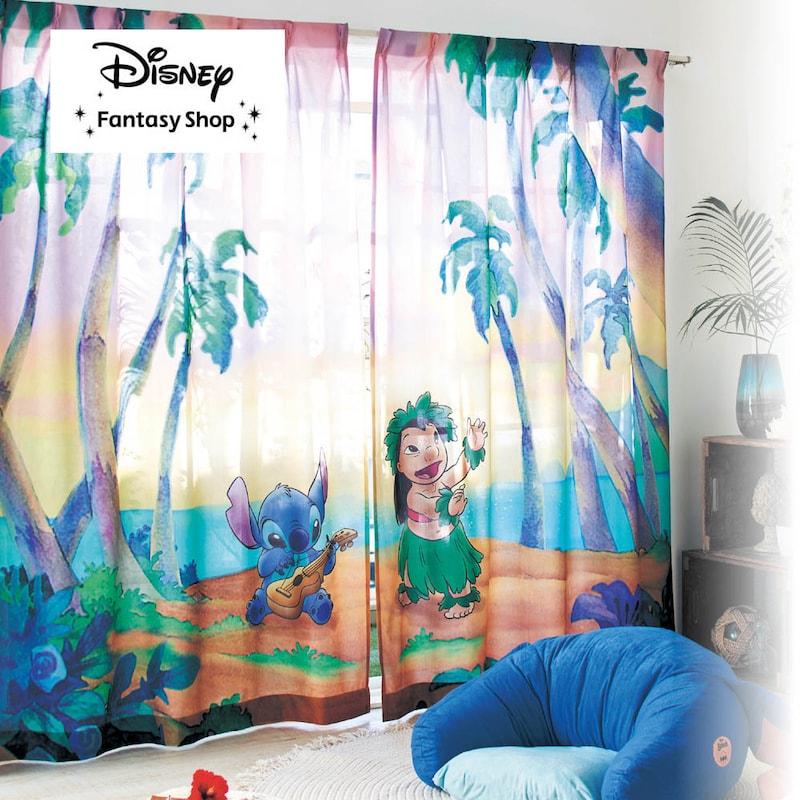 Disney（ディズニー） カーテン UVカット レースカーテン レース 遮熱