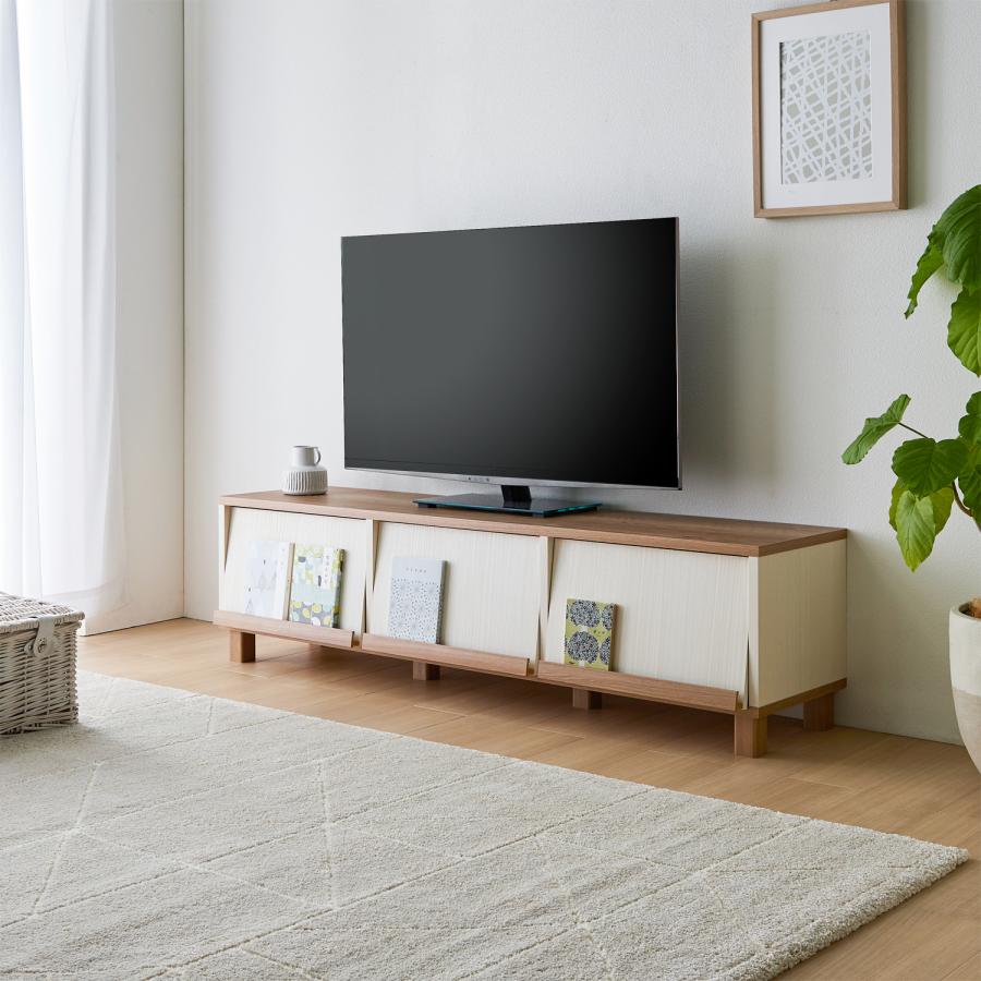 フラップ扉のナチュラルテレビ台 100 : ベルメゾン Yahoo!ショッピング