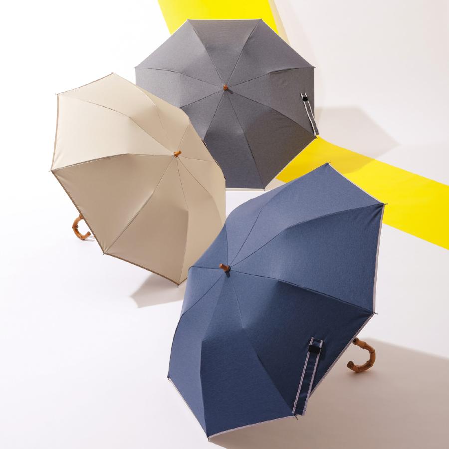 8本骨晴雨兼用二つ折り傘【UV対策】【遮光素材】