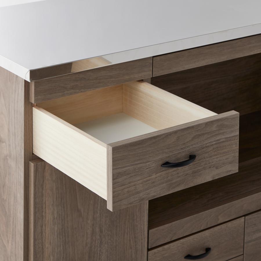 ベルメゾン（BELLE MAISON） キッチンラック キッチンカウンター