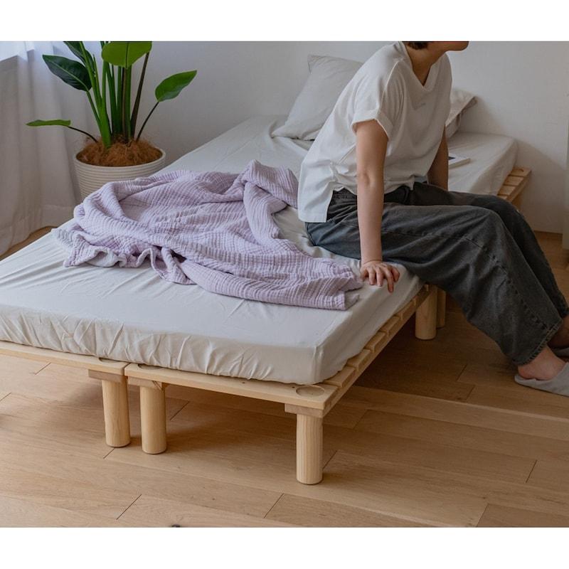 ベルメゾン（BELLE MAISON） すのこベッド シングル スノコベッド