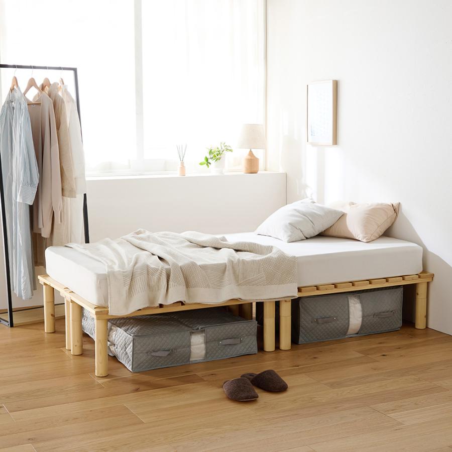 ベルメゾン（BELLE MAISON） すのこベッド シングル スノコベッド