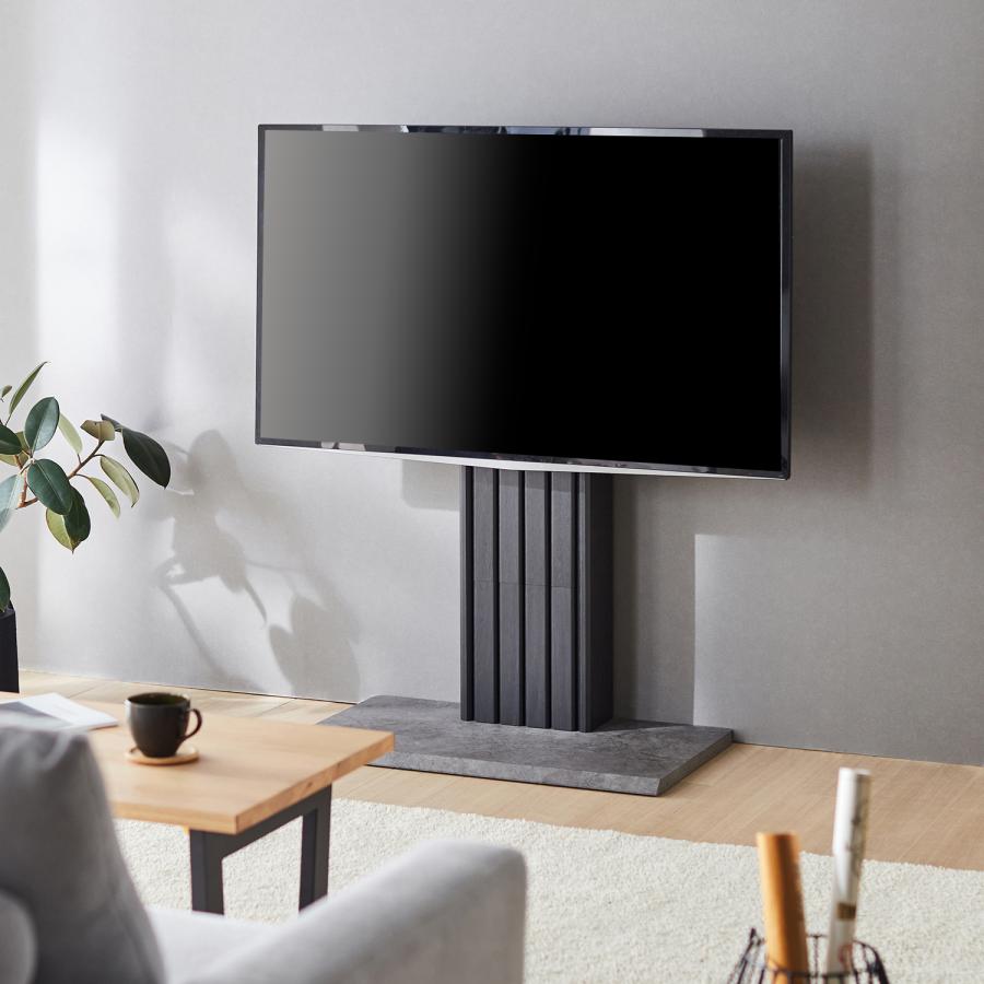 グレーデザインのテレビスタンド_12