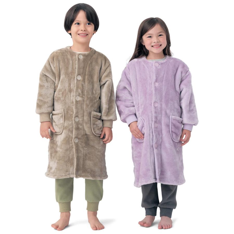 カーディガン キッズ 子供 子供服 上着 ルームウェア 部屋着 ロング