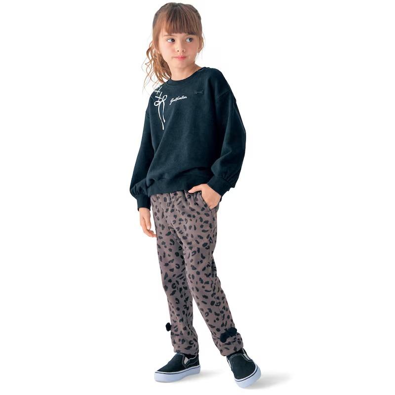 パンツ ロングパンツ 子供 キッズ 子供服 女の子 ガールズ 裏シャギー あたたか あったか 秋 冬 裾リボン デザイン ズボン 通学 おしゃれ ジータ GITA | ベルメゾン | 18