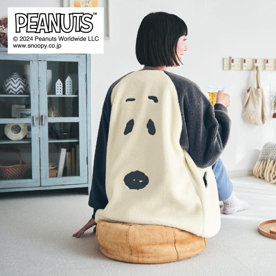 PEANUTS 半纏 レディース はんてん 羽織もの ルームウェア 部屋着