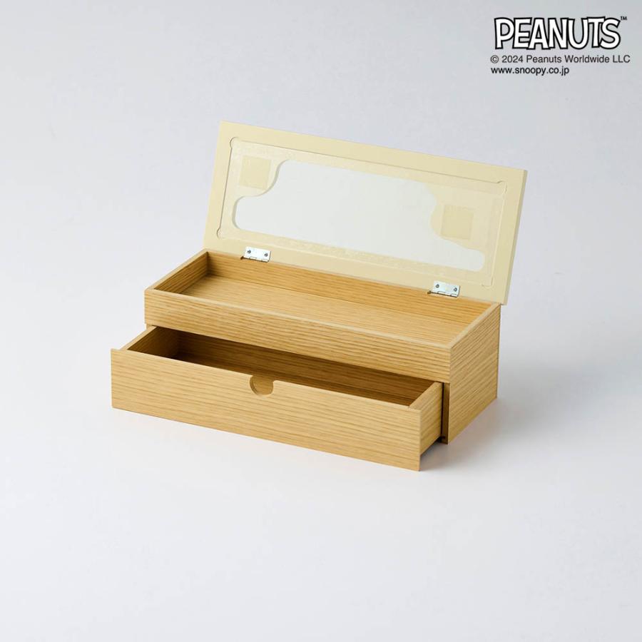 PEANUTS 卓上収納ボックス 収納ボックス 小物収納 収納BOX 卓上