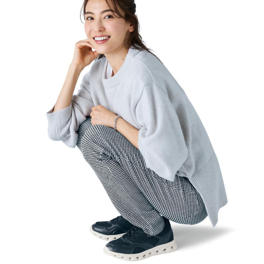 ベルメゾン（BELLE MAISON） 裏起毛あったか美脚ジャージパンツ S/68 S