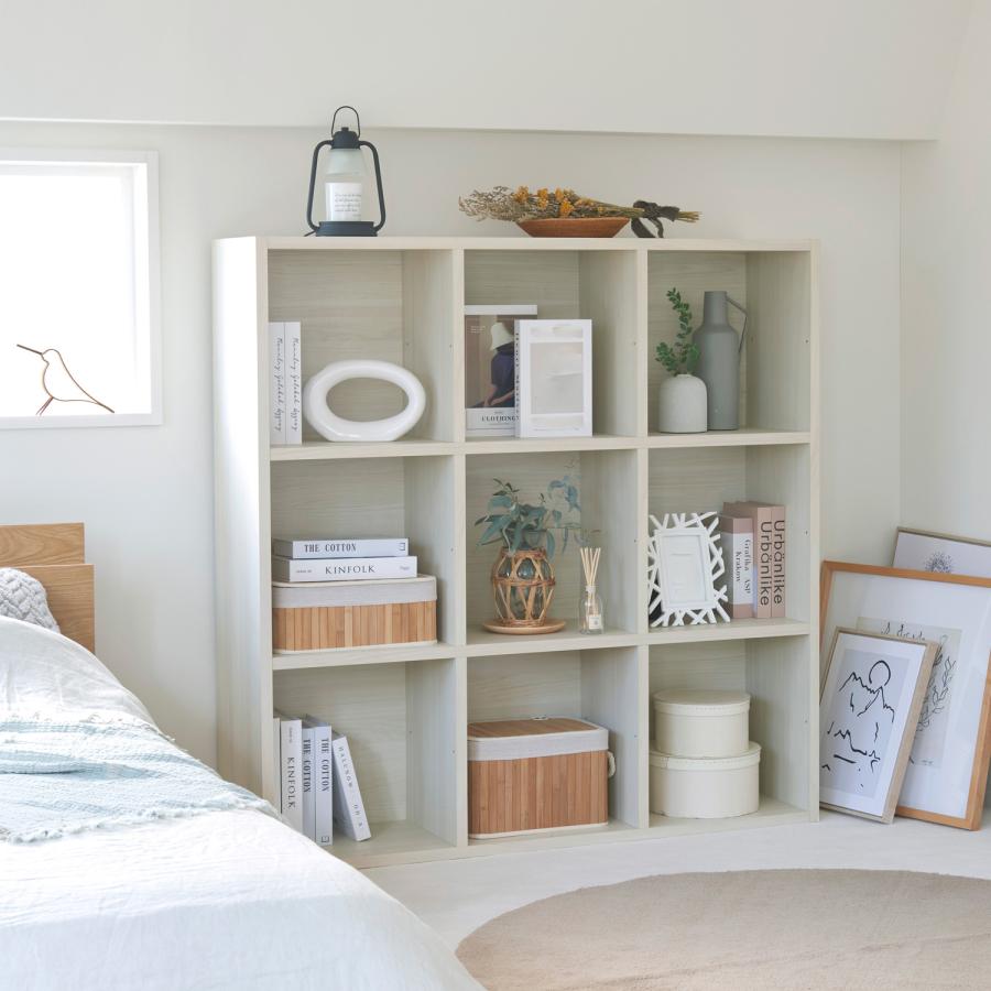 オープンラック カラーボックス 本棚 ラック 9マス 収納棚 インテリア