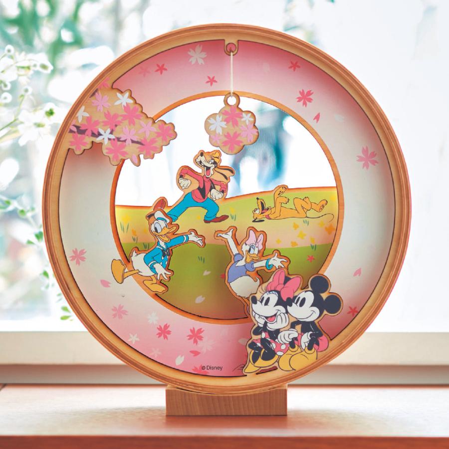Disney（ディズニー） 季節飾り インテリア 曲木 壁掛け スタンド 木製