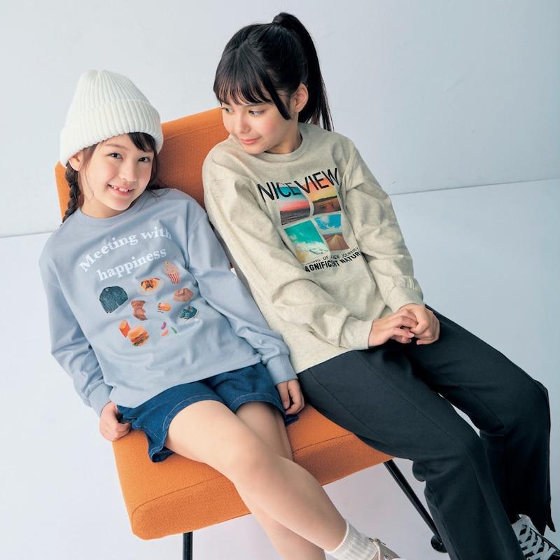 GITA tシャツ キッズ 長袖 ロンティー ロンt ロングtシャツ トップス