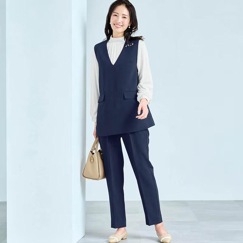 ベルメゾン（BELLE MAISON） 卒業式 母 服装 入学式 ママ セットアップ