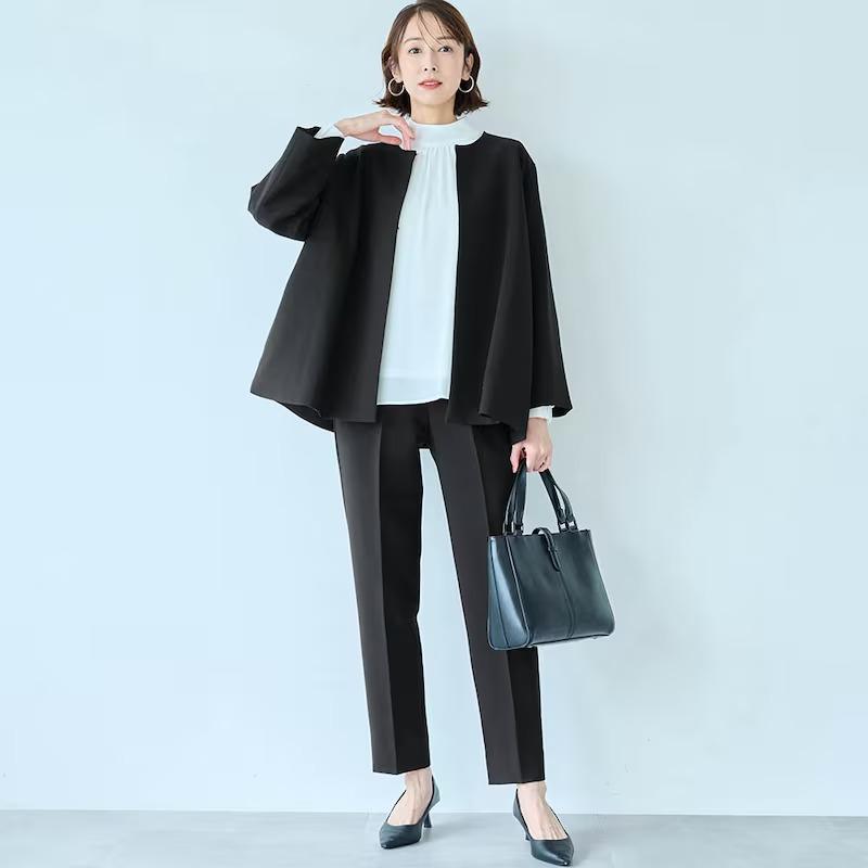 ベルメゾン（BELLE MAISON） 卒業式 母 服装 入学式 スーツ パンツ