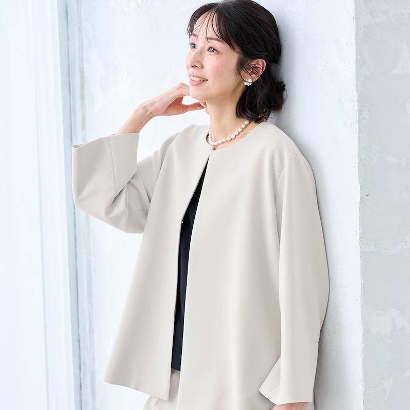 ベルメゾン（BELLE MAISON） 卒業式 母 服装 入学式 スーツ パンツ