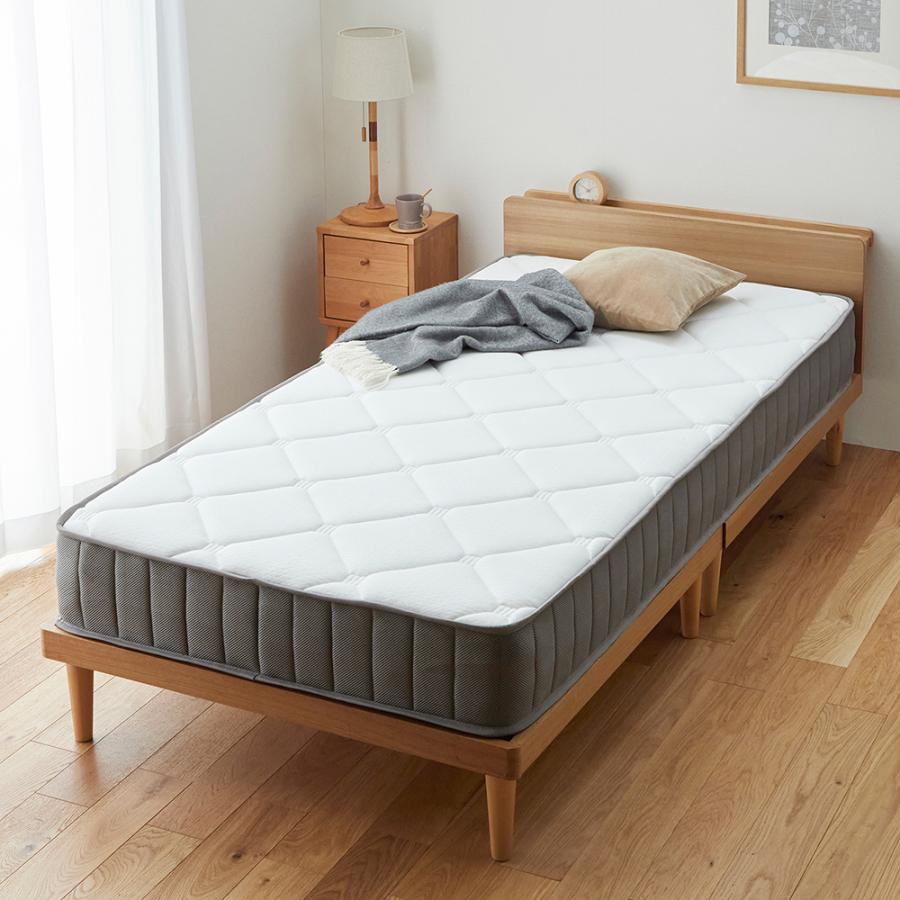 ベルメゾン 分割コイルマットレス 三つ折り3分割のポケットコイル