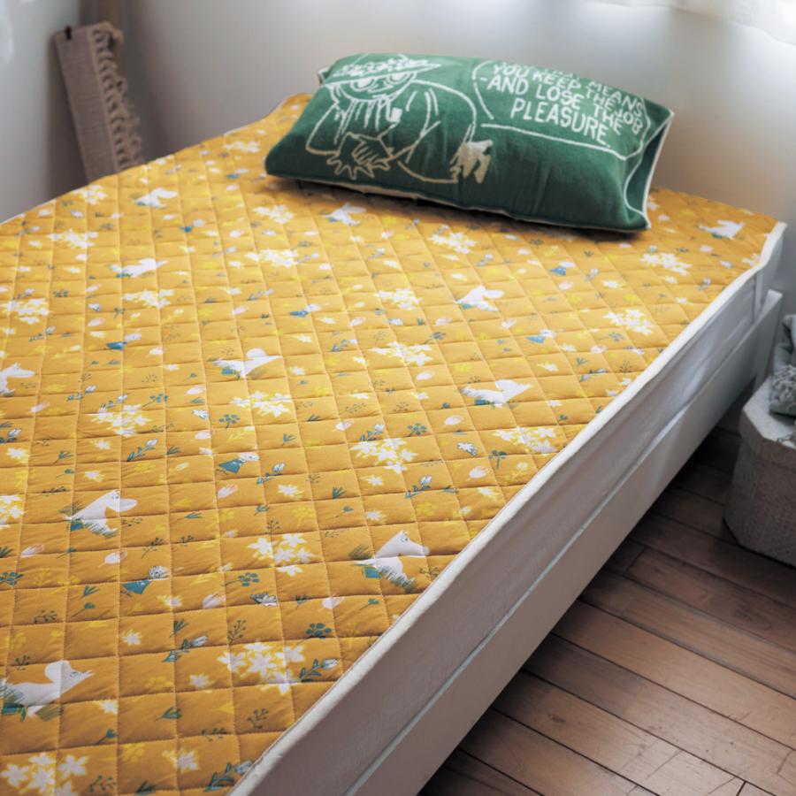 MOOMIN（ムーミン） 敷きパッド セミダブル ベッドパッド パッド 寝具