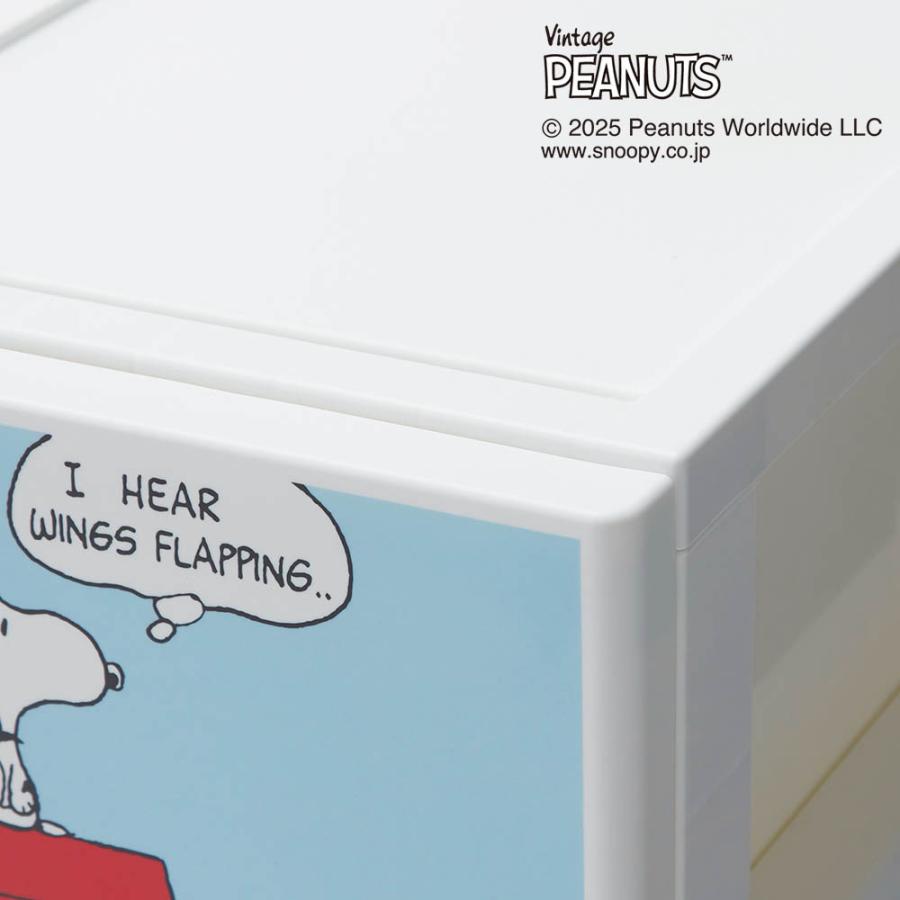 PEANUTS チェスト 収納チェスト 衣類収納 小物収納 雑貨収納 4コマ