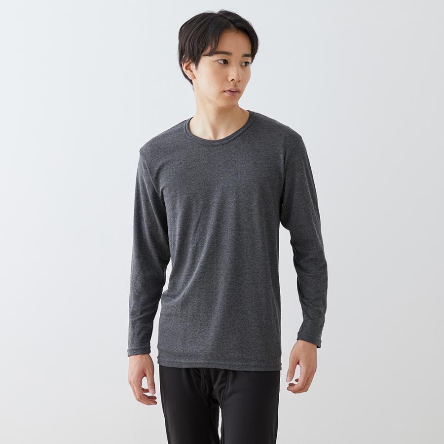 吸湿発熱ストレッチ長袖丸首シャツ M L LL : ベルメゾン Yahoo!ショッピング店 - 通販 - Yahoo!ショッピング