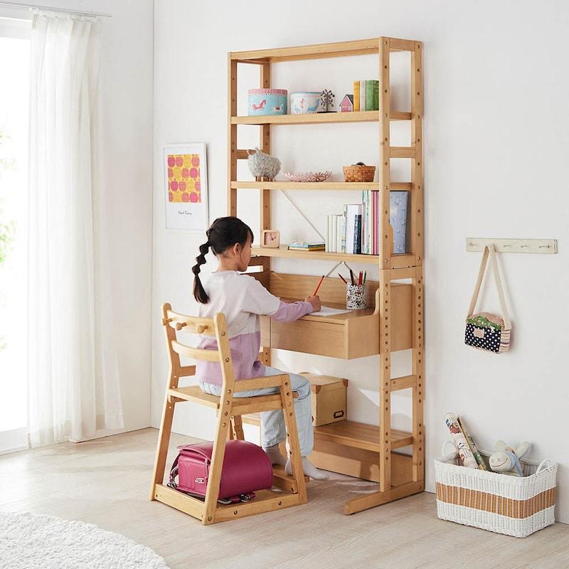 ベルメゾン（BELLE MAISON） 学習机 勉強机 キッズデスク 高さが変え