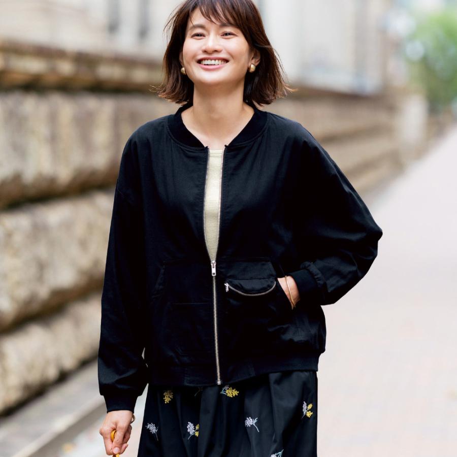 美品✨MHL. コットン ノーカラー 中綿 ブルゾン ブラック L MHL. 中綿ジャケット Lサイズ ブラック ノーカラー ブルゾン