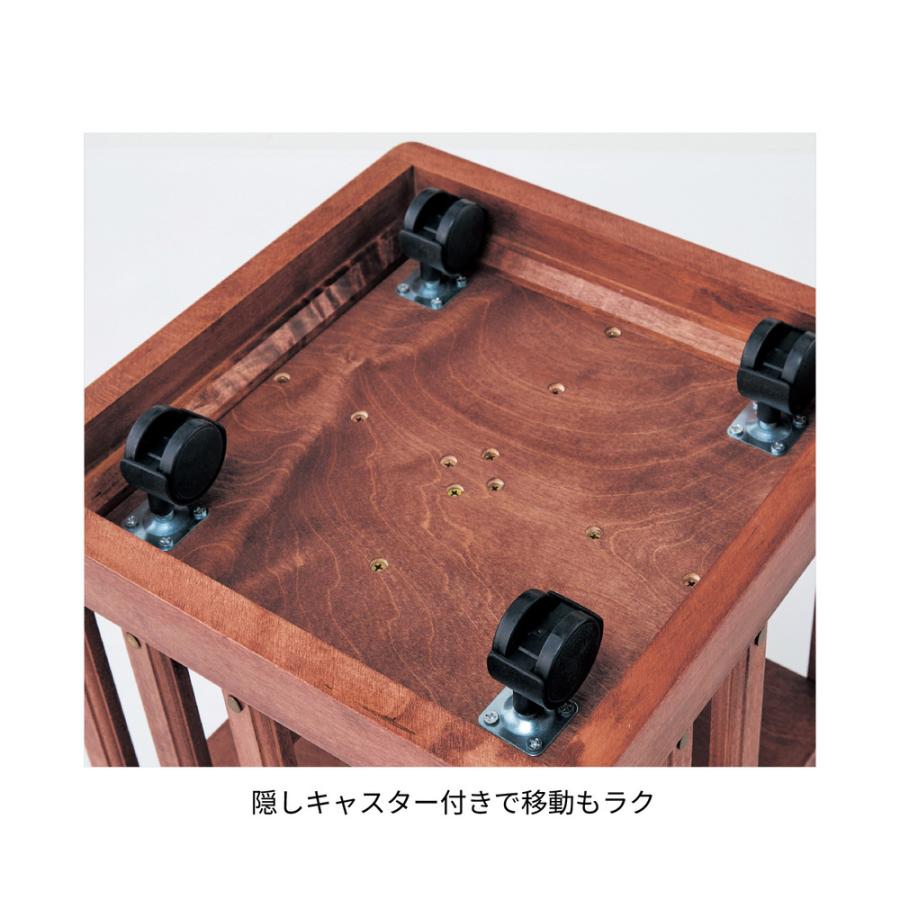 ベルメゾン（BELLE MAISON） ブックワゴン 収納ワゴン ワゴン 収納