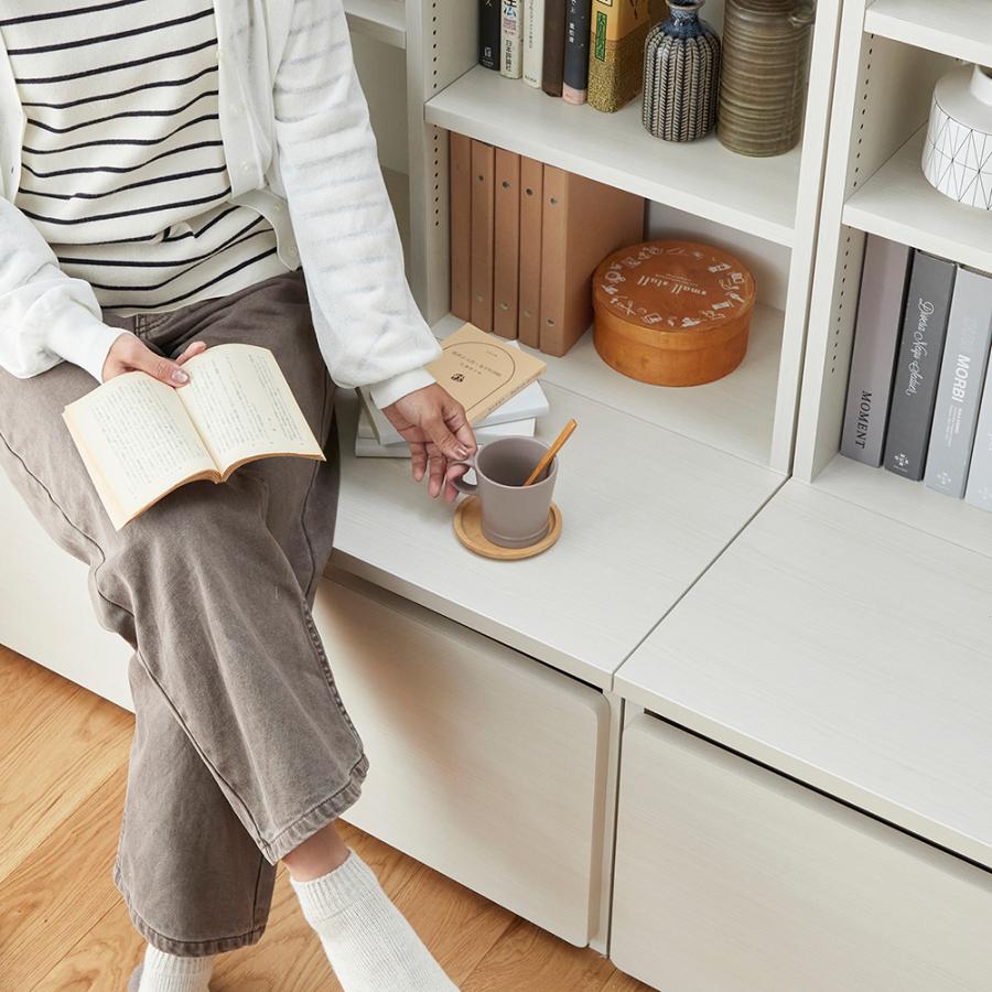 ベルメゾン（BELLE MAISON） 本棚 ラック ブックシェルフ 収納棚 収納