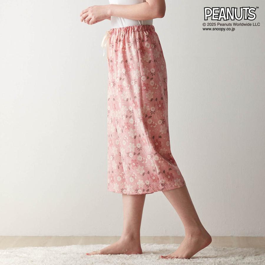 PEANUTS ルームパンツ レディース ルームウェア パンツ ボトムス 7分丈