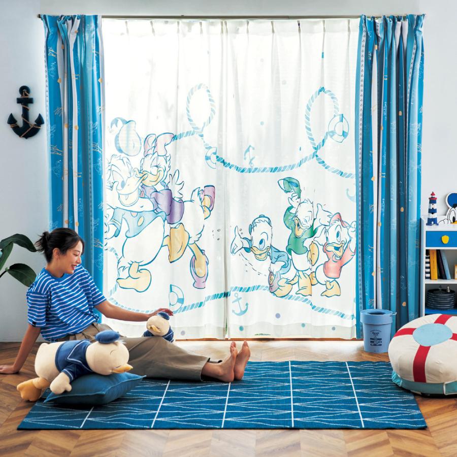 Disney（ディズニー） カーテン レースカーテン レース UVカット 遮像