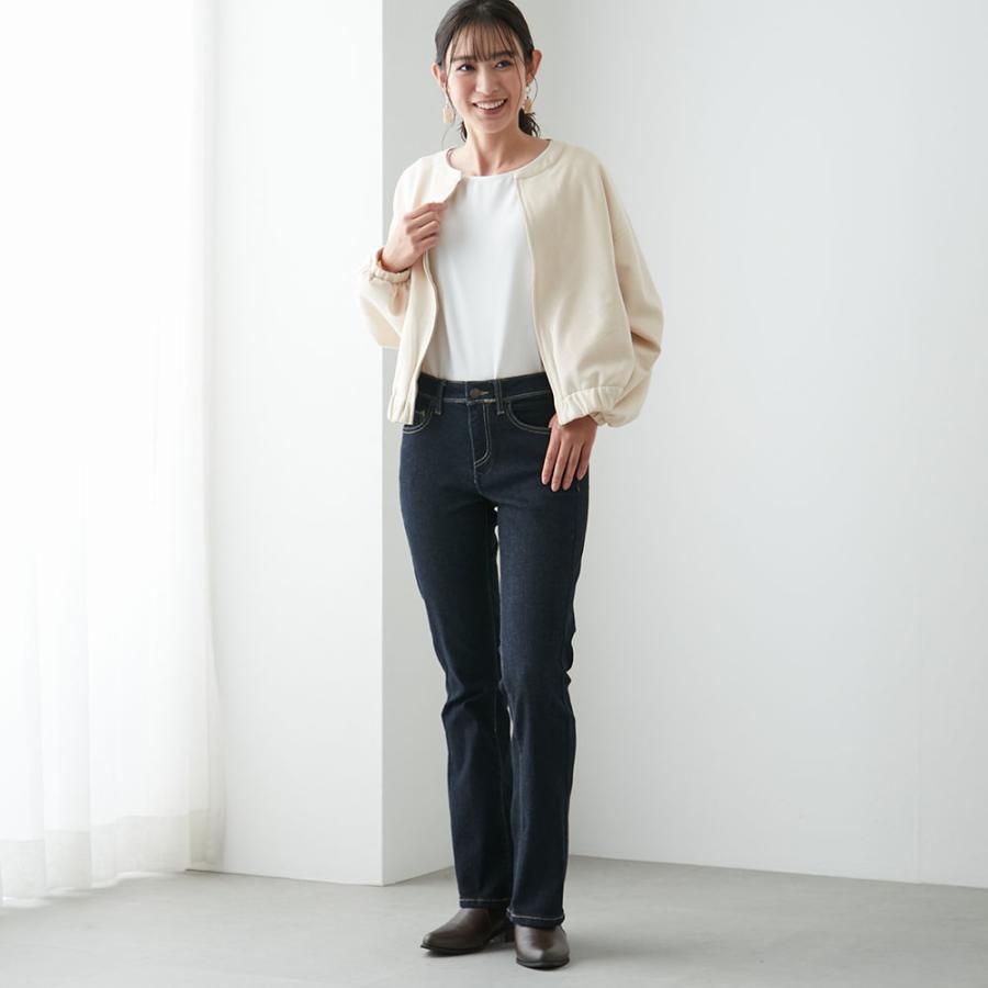 ベルメゾン（BELLE MAISON） 美尻ブーツカットパンツ 58cm 61cm 64cm