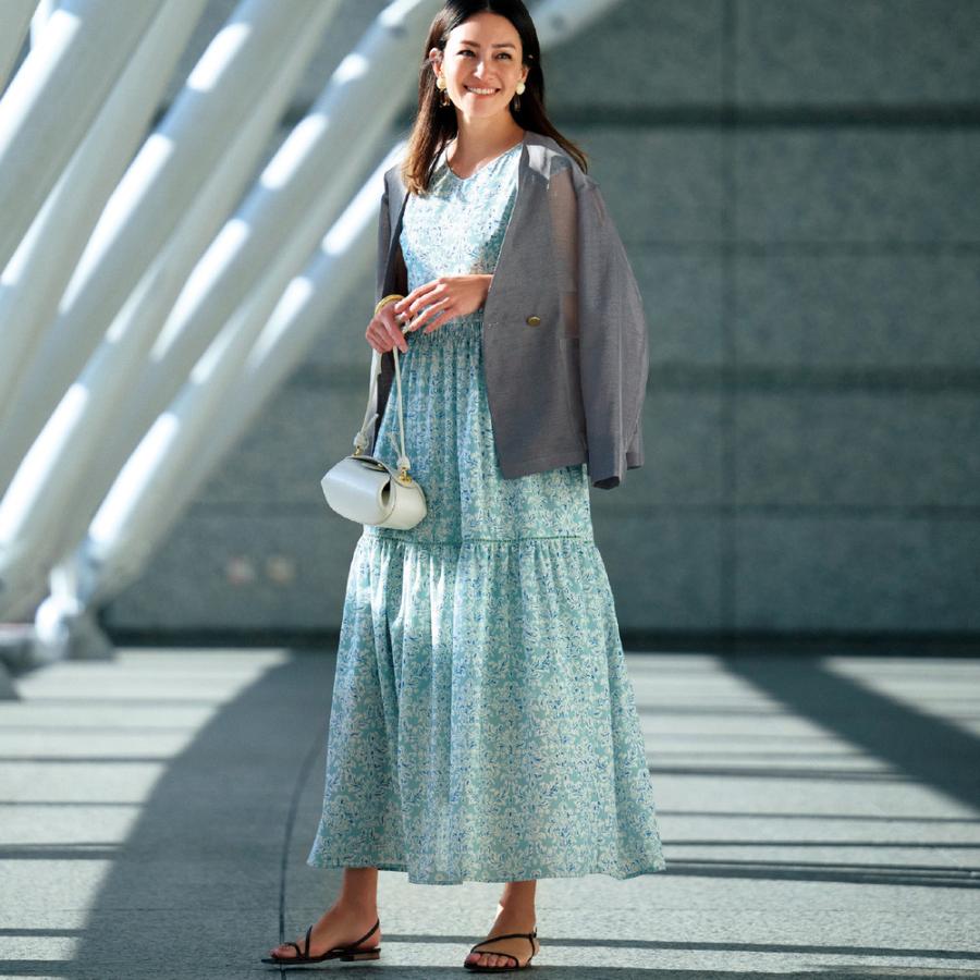 ブルーレーベル　チルデンベストコンビワンピース　38サイズ（M）ロングワンピース ブルーレーベル チルデンベストコンビワンピース 38サイズ（M）ロング