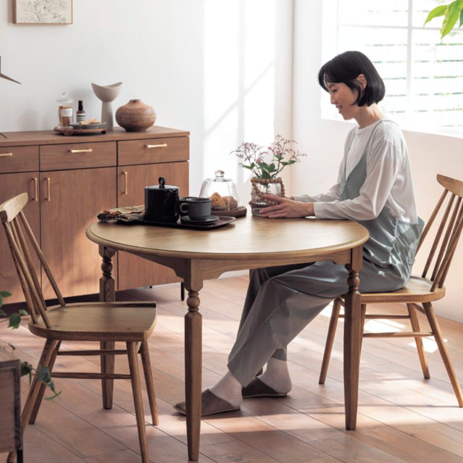 ベルメゾン（BELLE MAISON） タイニングテーブル テーブル 円形 100cm