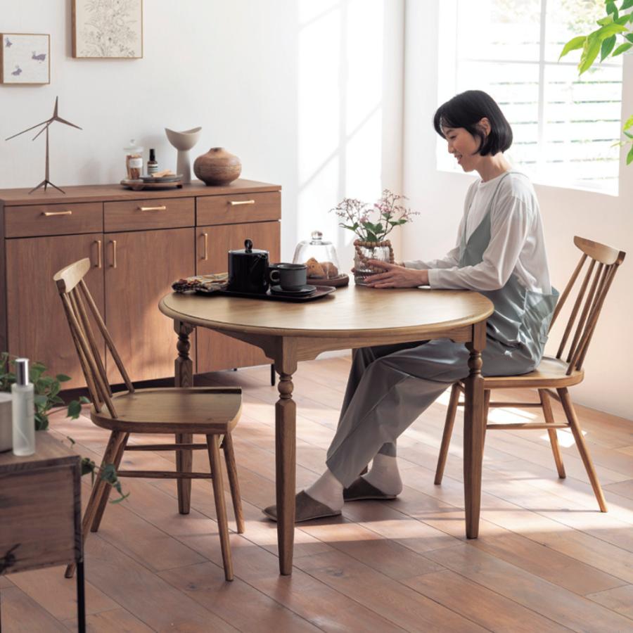 ベルメゾン（BELLE MAISON） タイニングテーブル テーブル 円形 100cm