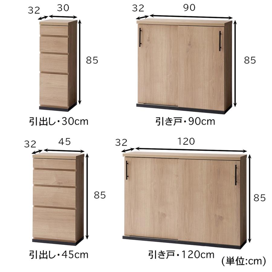 ベルメゾン（BELLE MAISON） キャビネット カウンター下収納 キッチン