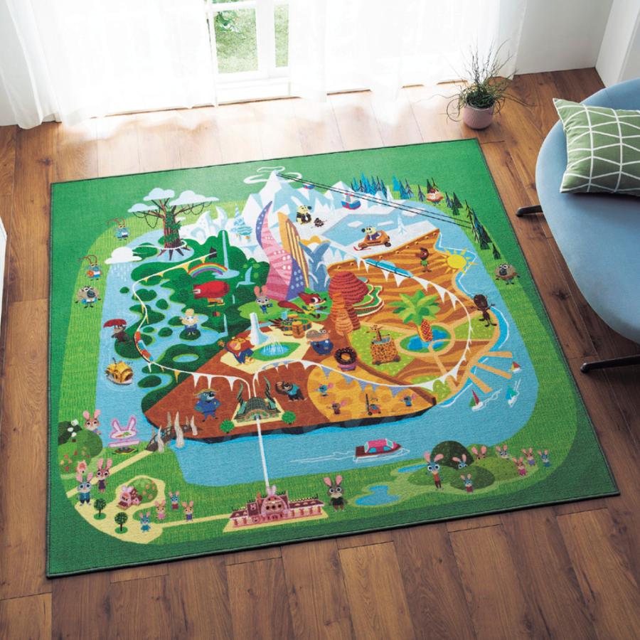 Disney（ディズニー） ラグ マット ラグマット プリントラグ