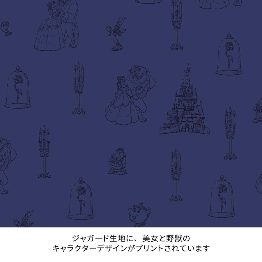 Disney（ディズニー） カーテン 遮光 2枚組 遮熱 キャラクター 美女と
