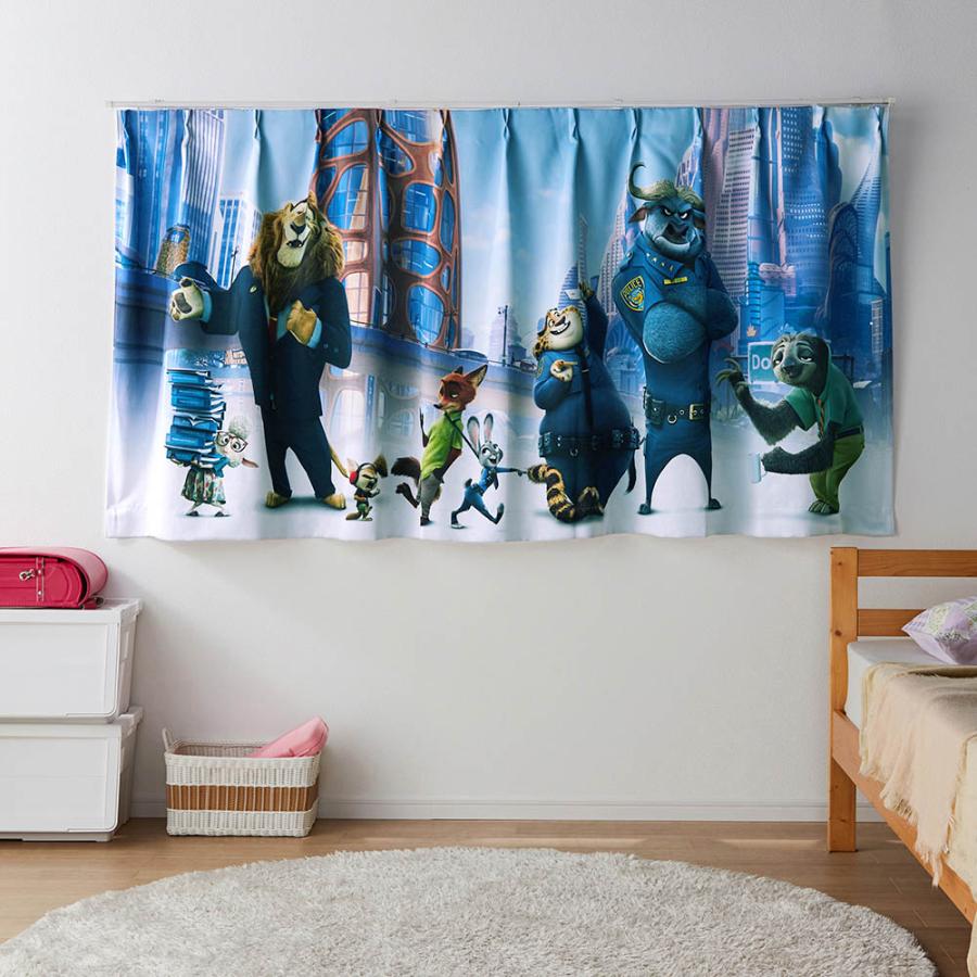 ディズニー　カーズ　グッズ　シャワーカーテン　文房具　海外　カーテン　新品未使用 Disney（ディズニー） カーテン 遮光 形状記憶 遮光カーテン 1枚