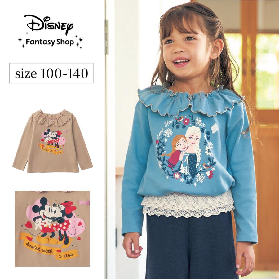 Disney（ディズニー） tシャツ キッズ 子供 女の子 長袖 キャラクター