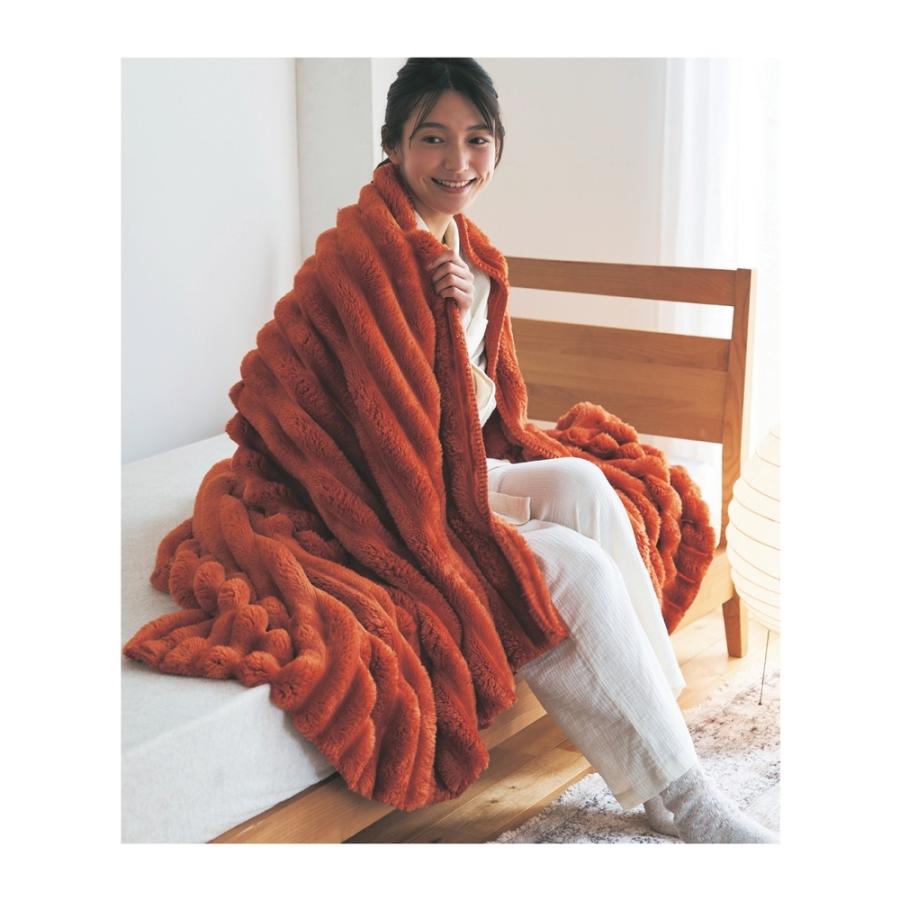 ベルメゾン（BELLE MAISON） ブランケット 毛布 ハーフ 洗える