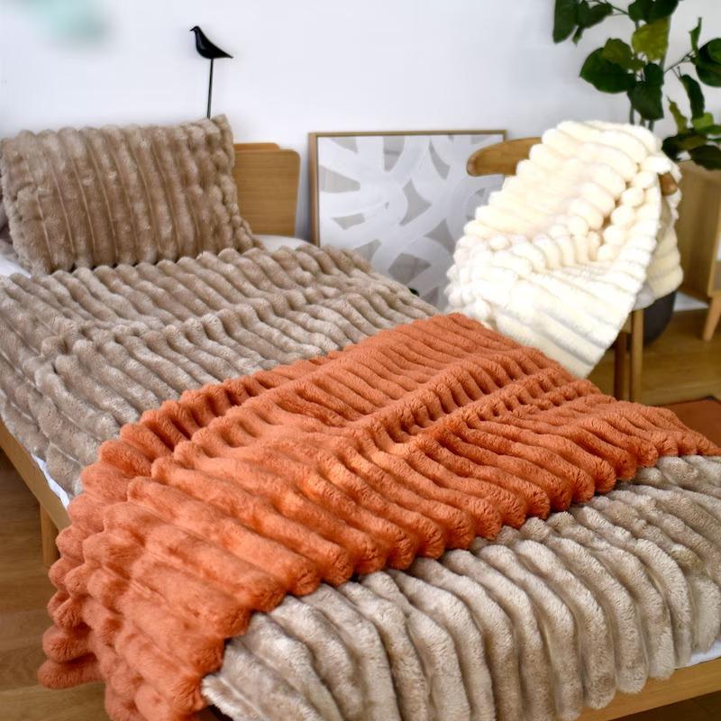 ベルメゾン（BELLE MAISON） ブランケット 毛布 ハーフ 洗える