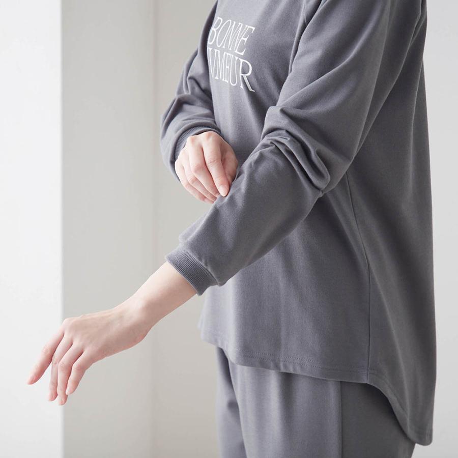 ベルメゾン（BELLE MAISON） スウェット セットアップ レディース
